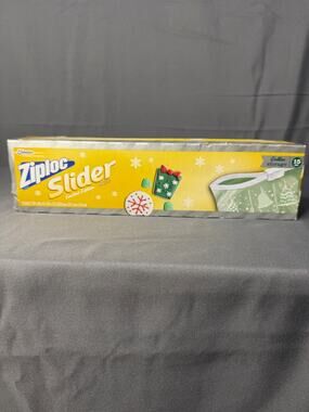 Ziploc Holiday Storage Gallon Slider Bags 15 Ct Easy-Close Sealed Discontinued